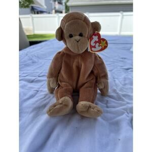 Ty Beanie Baby Bongo The Monkey Toy (4067)